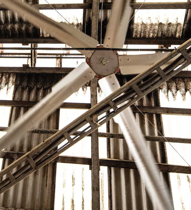 Stájové ventilátory
